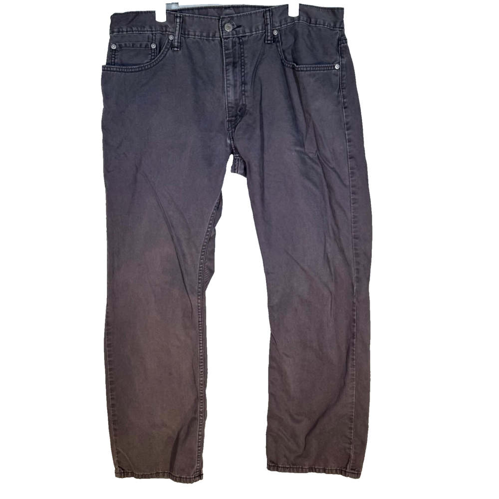 Levi’s 514 Men’s Jeans 38x32 Gray Denim Straight Fit Mid-Rise Zip Fly
